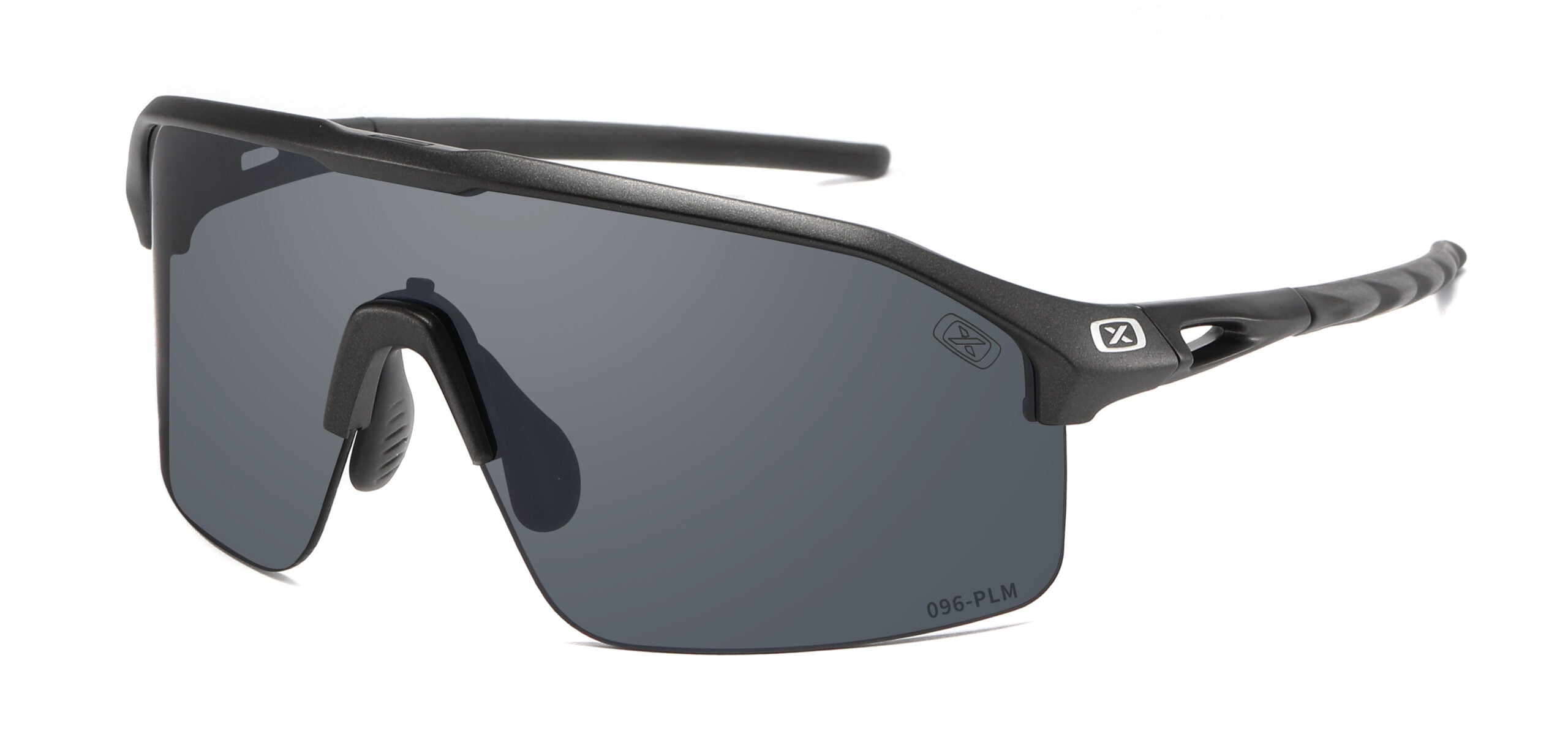 Ruling 6030 Iron Black lens Gray Polarized Silver