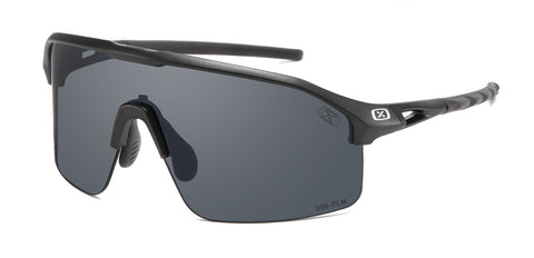 משקפי שמש Ruling 6030 Iron Black עם עדשות אפורות מקוטבות וכסופות