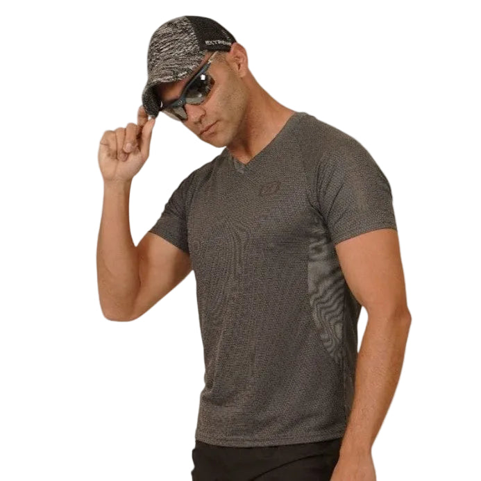 Shirt Running V Men short 1006