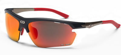 SpinRun 6020 Gray frame, Red mirror lens