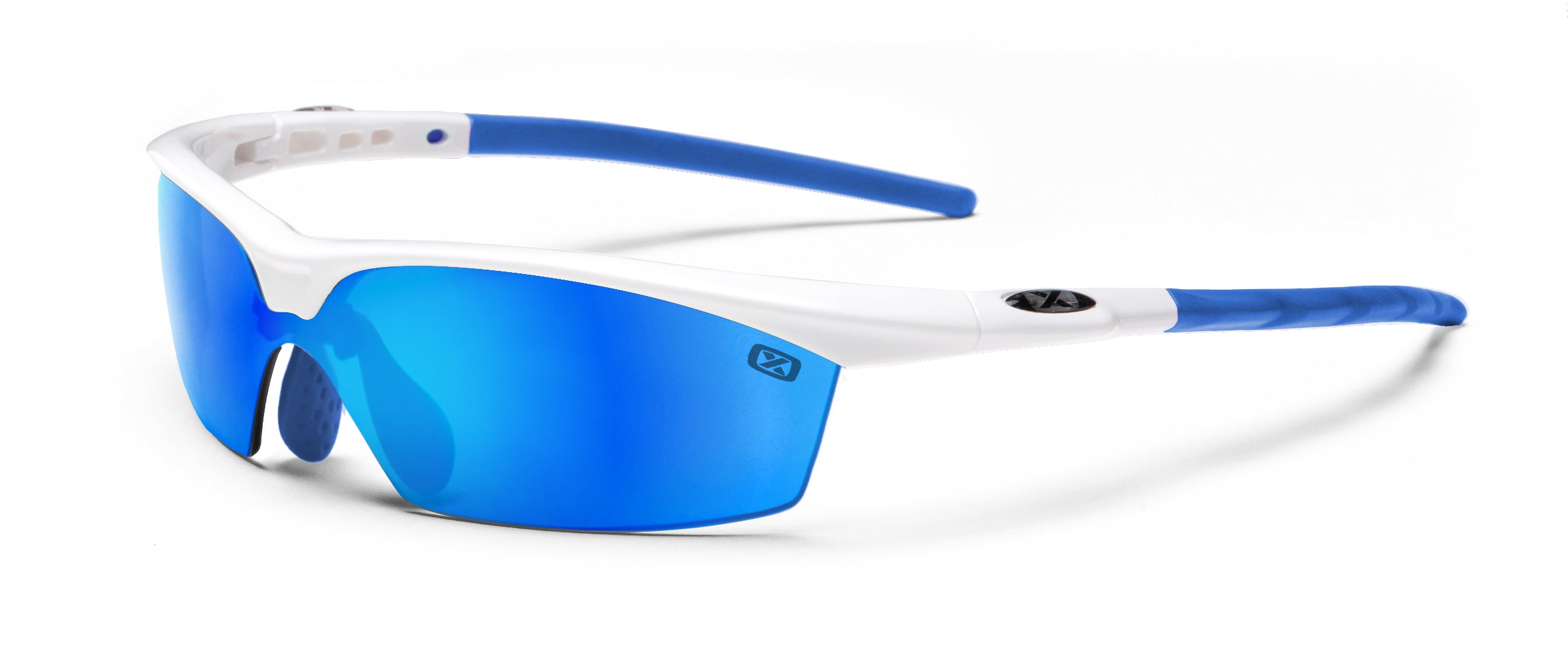 White lens mirror Blue SpinJet 6001 Glasses