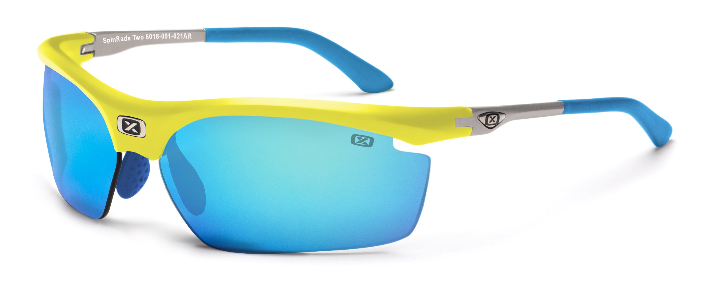 Yellow lens mirror Blue Spinrade Two 6018 Glasses