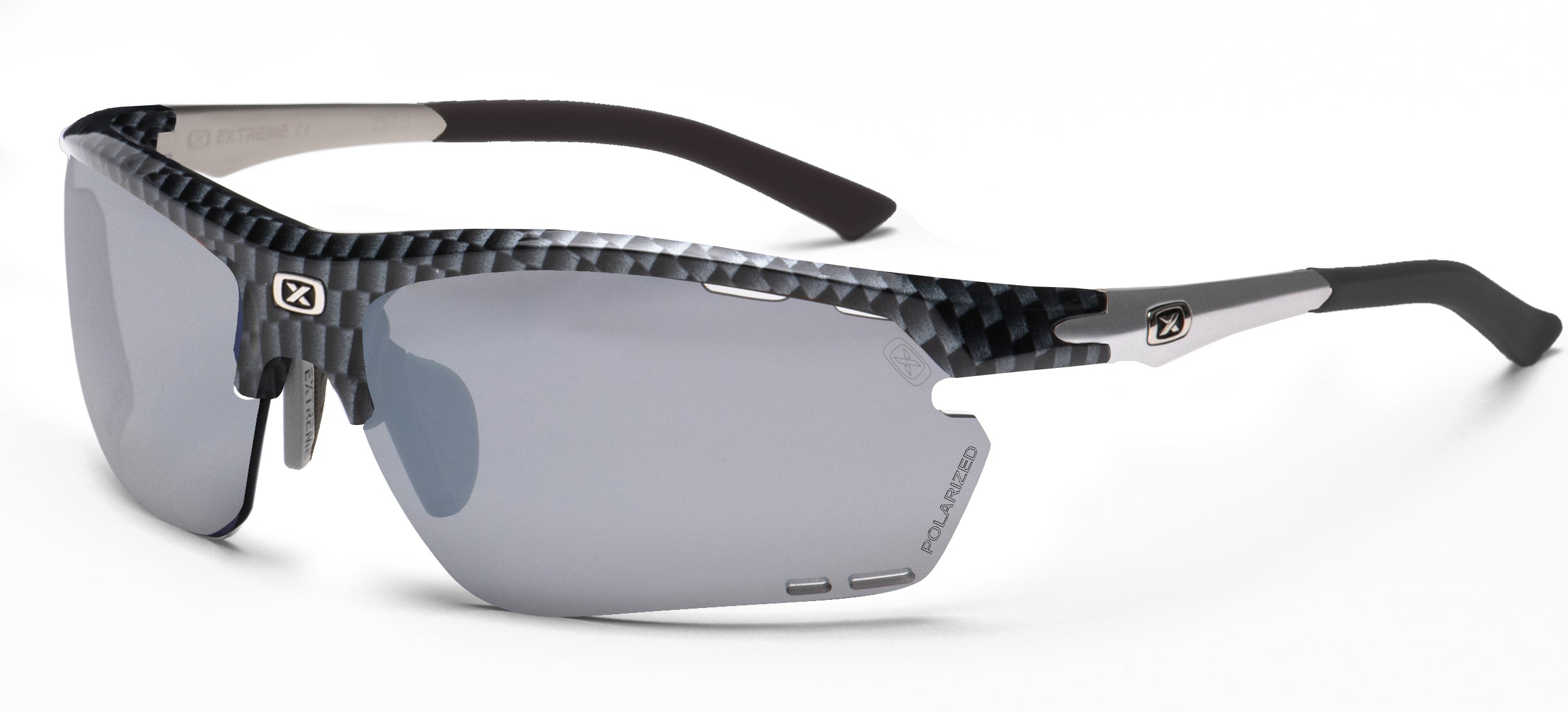 SpinRun 6020 carbon frame,Gray Polarized lens silver mirror