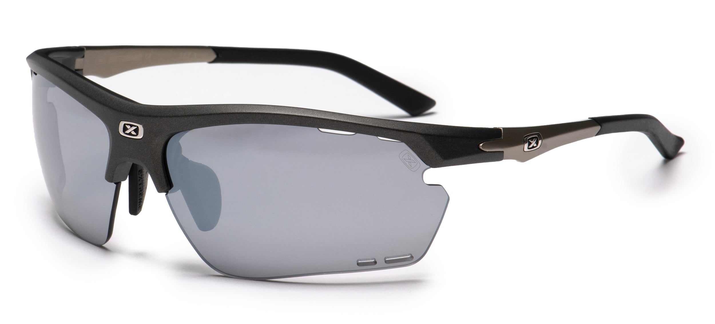 SpinRun 6020 Iron Black frame, lens Gray silver mirror