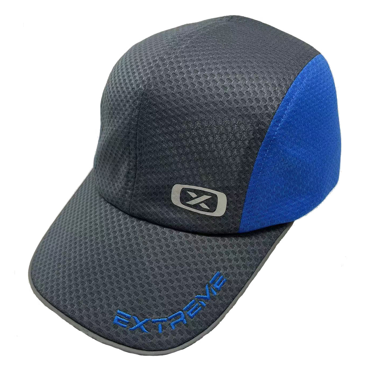 Hat Running Moisture-Wicking Gray Blue