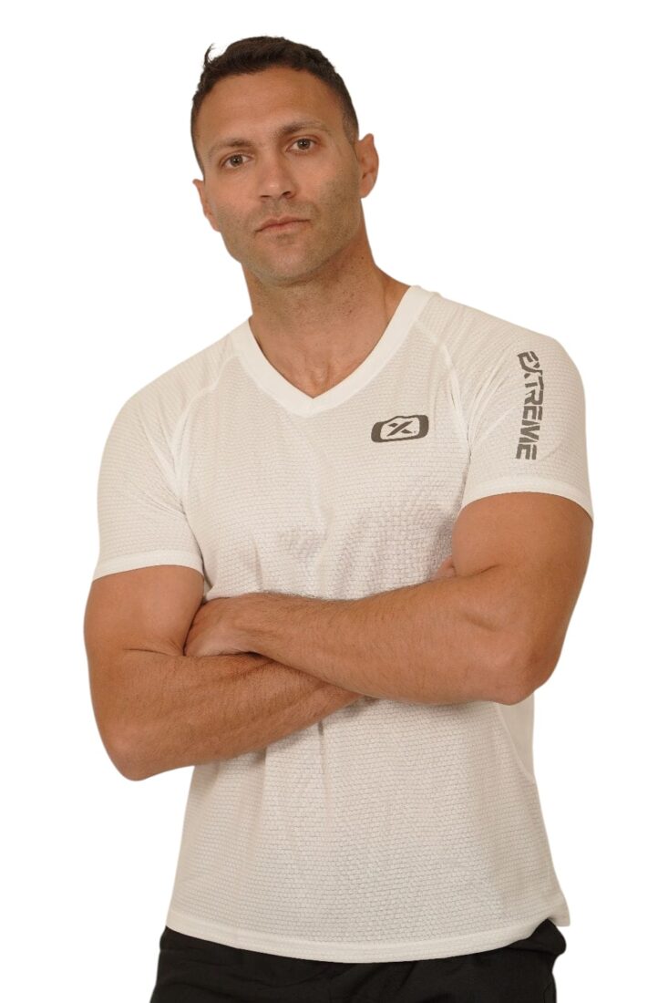 Shirt Running V Men short 1006