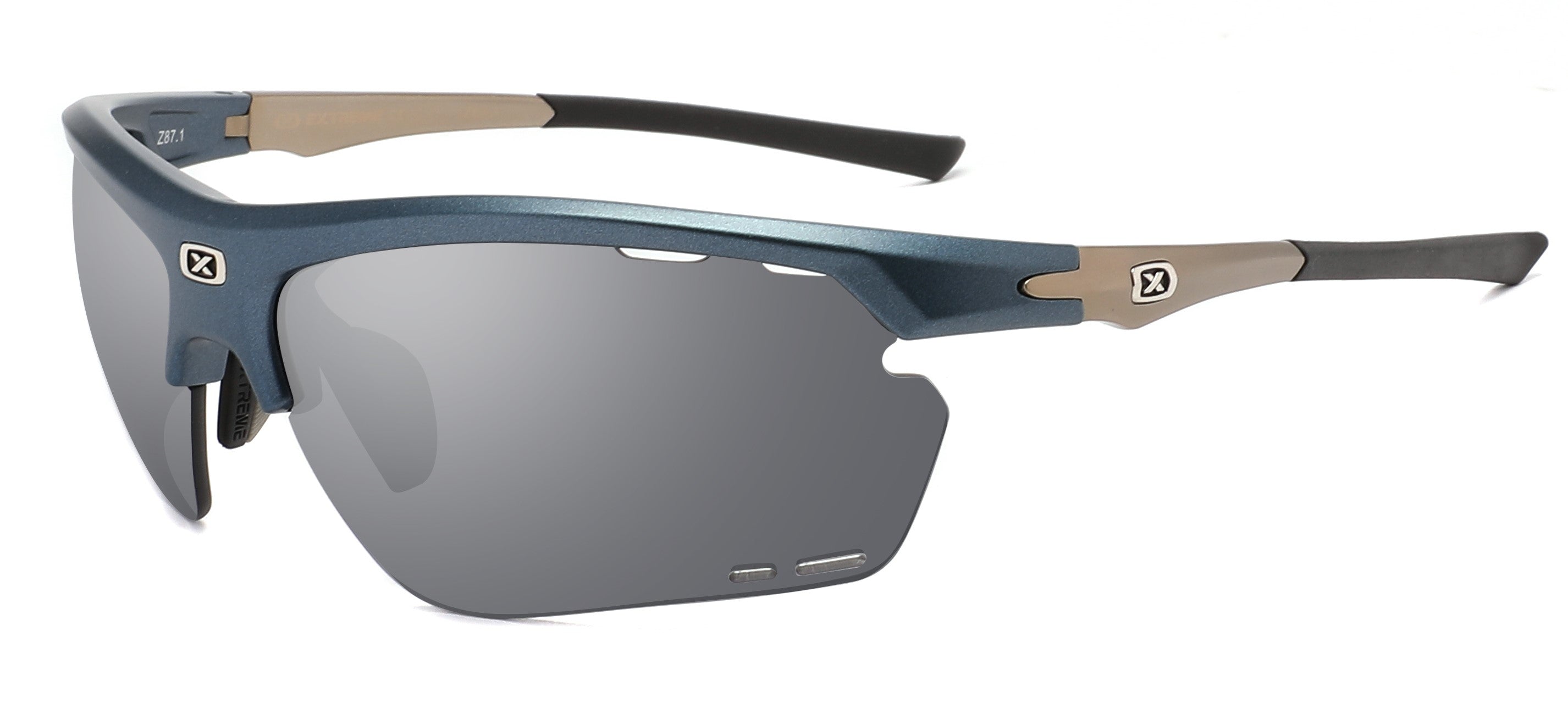 SpinRun 6020 Blue Metal frame, lens Gray mirror