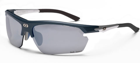 מסגרת ג'ינס כחול SpinRun 6020, עדשת מראה כסופה-אפורה