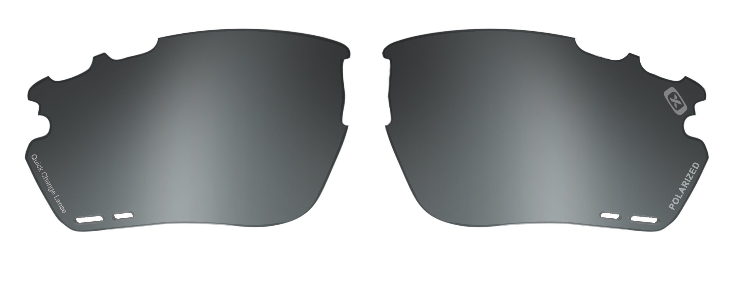lenses for model SpinRun 6020 in Gray mirror Silver Polarized