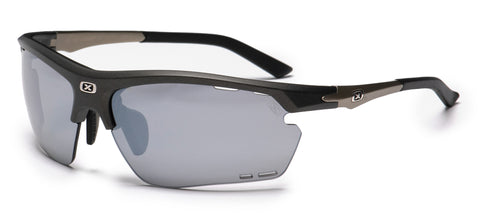 SpinRun 6020 Iron Black frame, lens Gray silver mirror