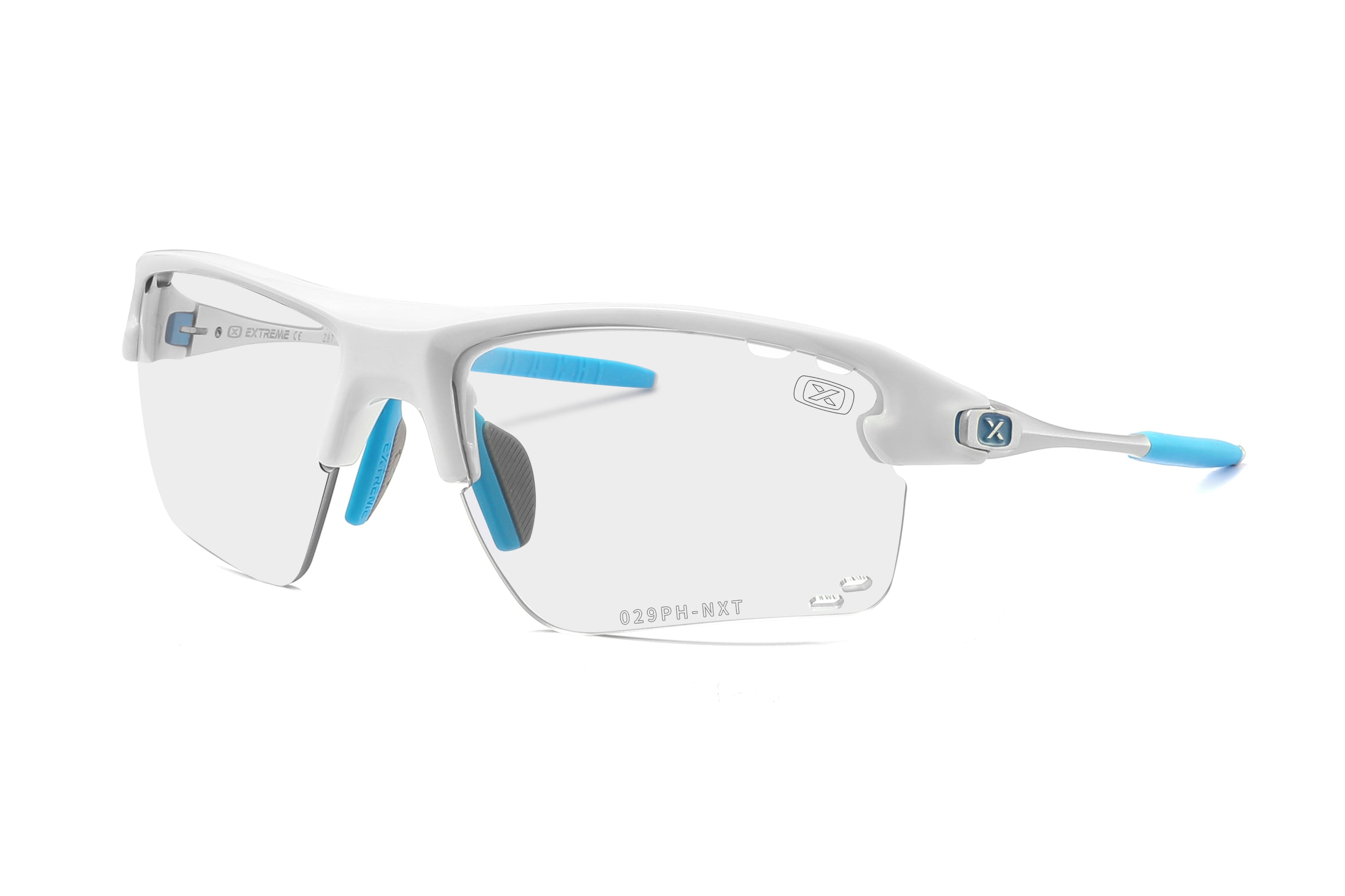 OACHI 6023 מסגרת לבנה מבריקה, עדשה פוטוכרומטית